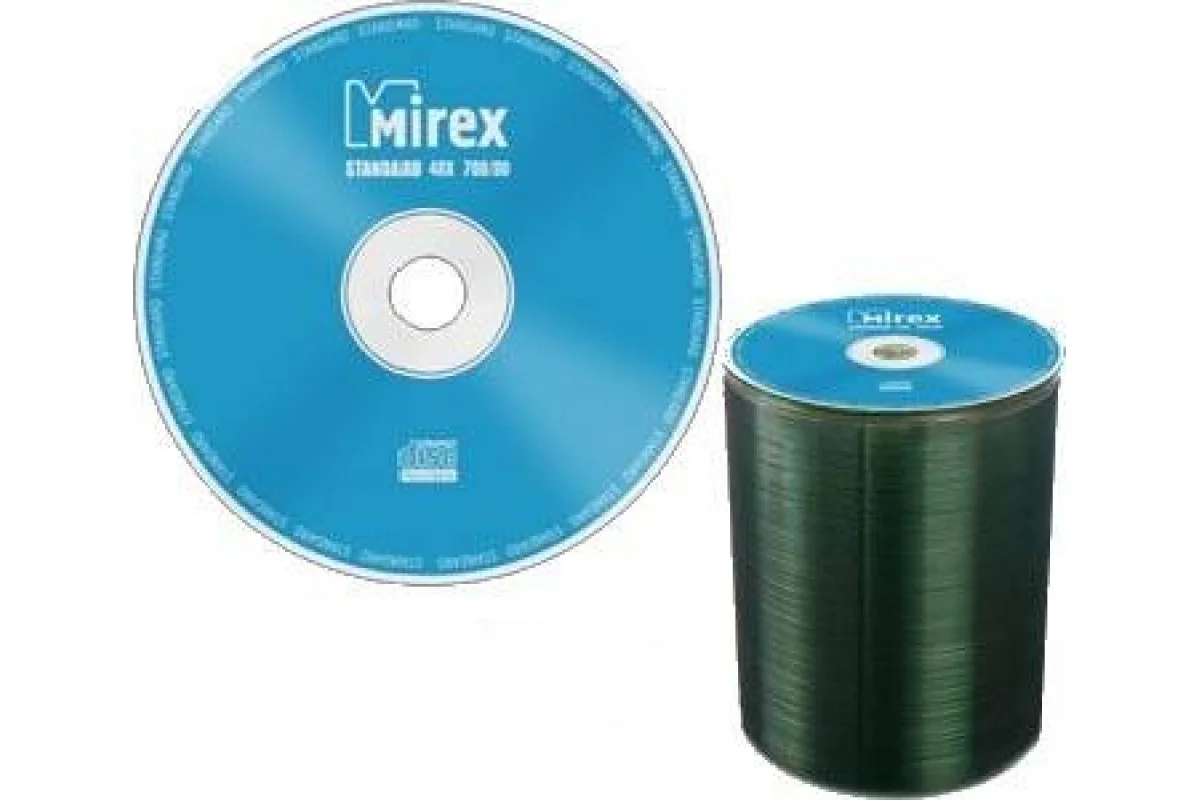Диск CD-R Mirex 700 Mb, 48х, Standart, Shrink (50), (50/500)