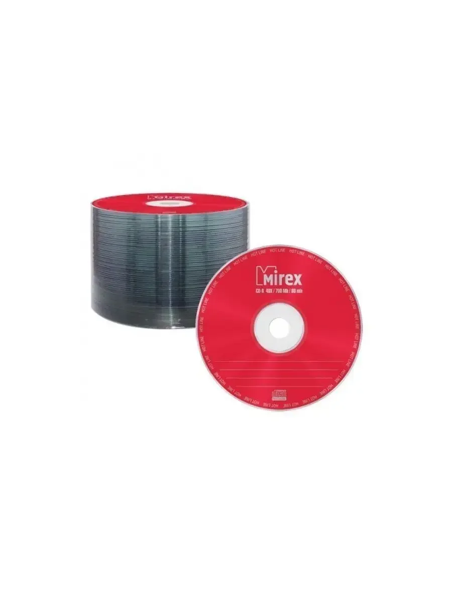 Диск CD-R Mirex 700 Mb, 48х, Standart, Shrink (50), (50/500)