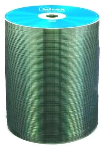 Диск CD-R Mirex 700 Mb, 52х, Shrink (100), Thermal Print Без надписи (100/500)