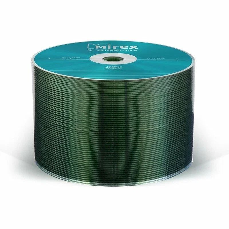 Диск CD-RW Mirex 700 Mb, 12х, Shrink (50), (50/500)