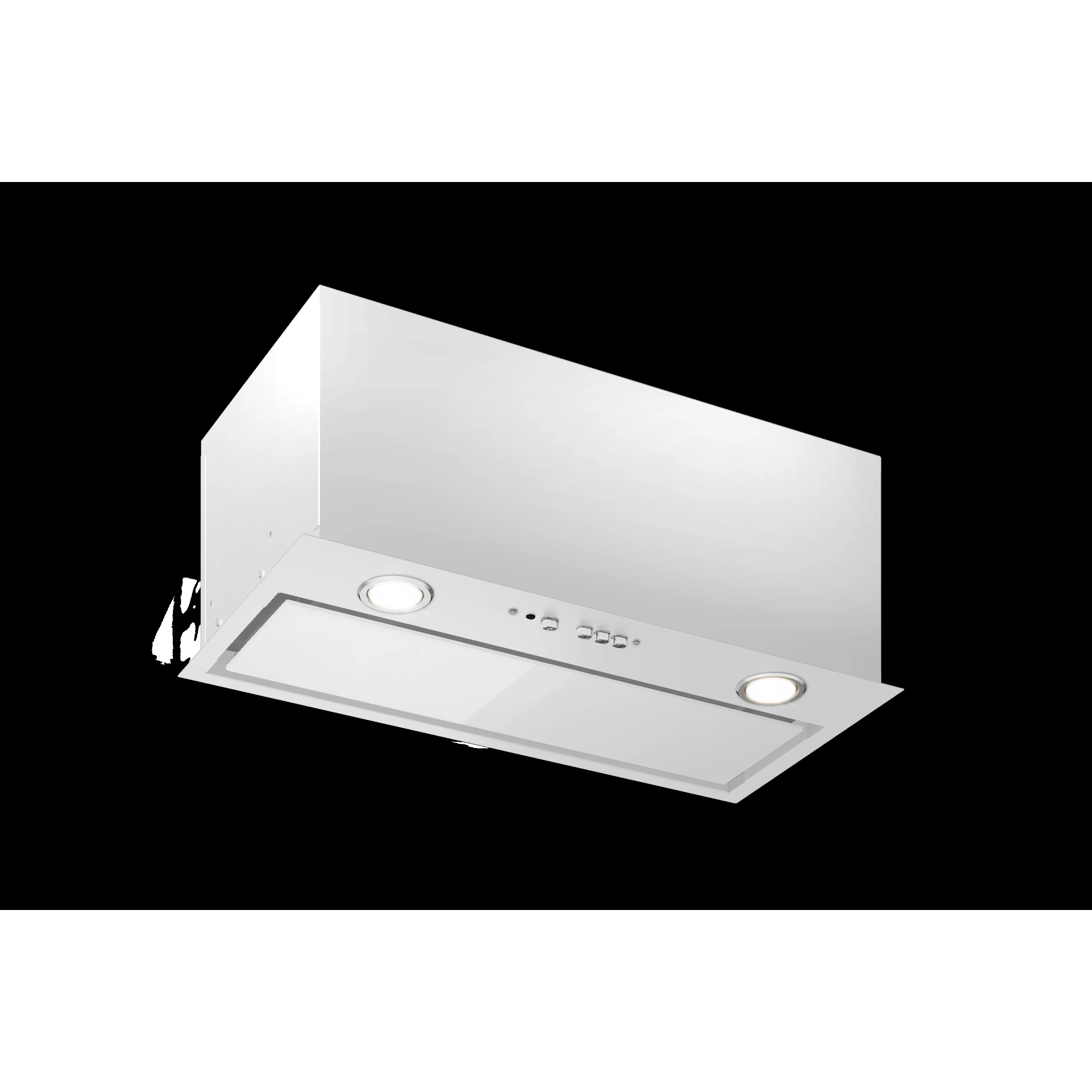 Вытяжка Elikor Cube 60П-1000, белый SM/белый