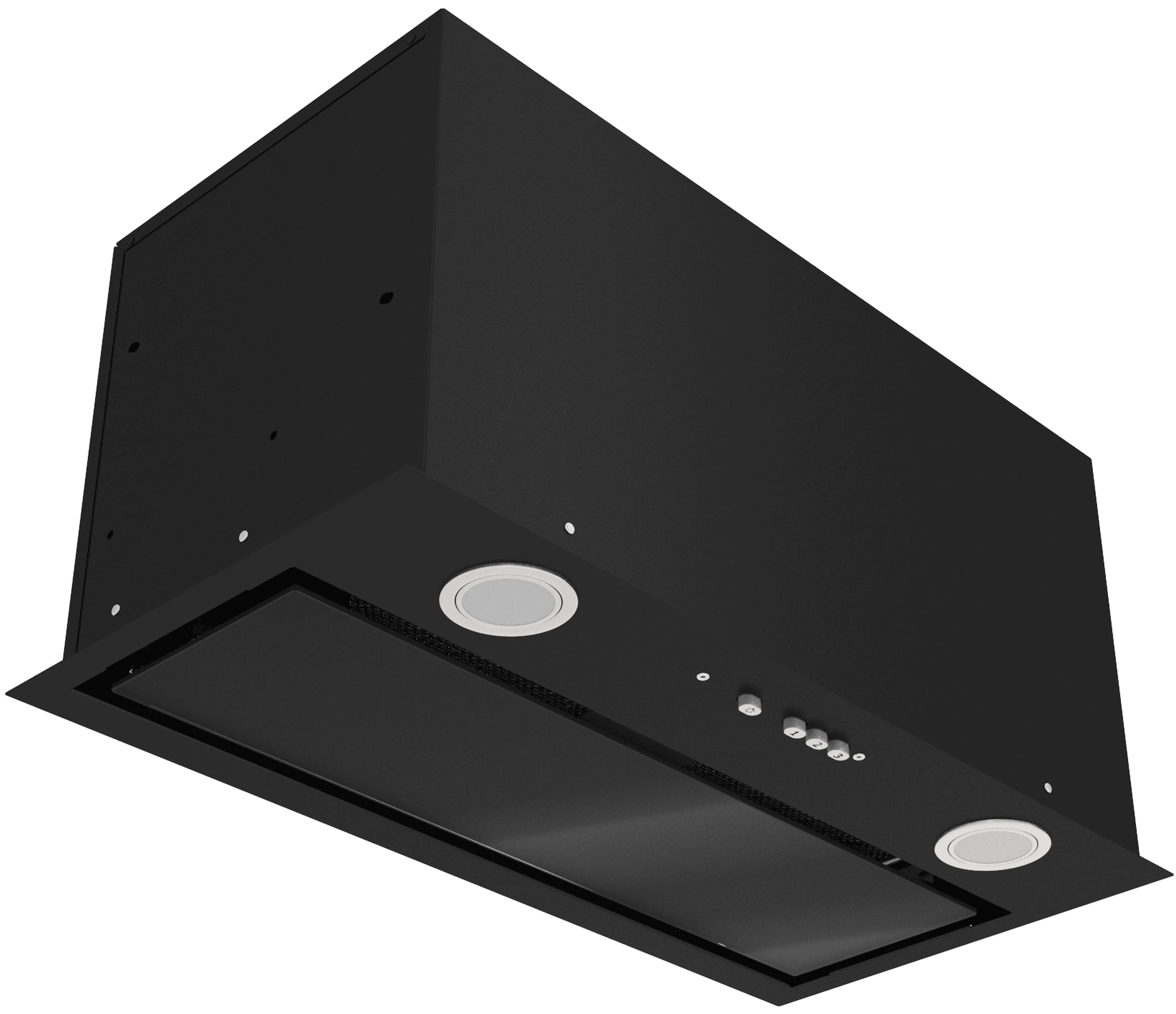 Вытяжка Elikor Cube 60П-1000, черный/черный
