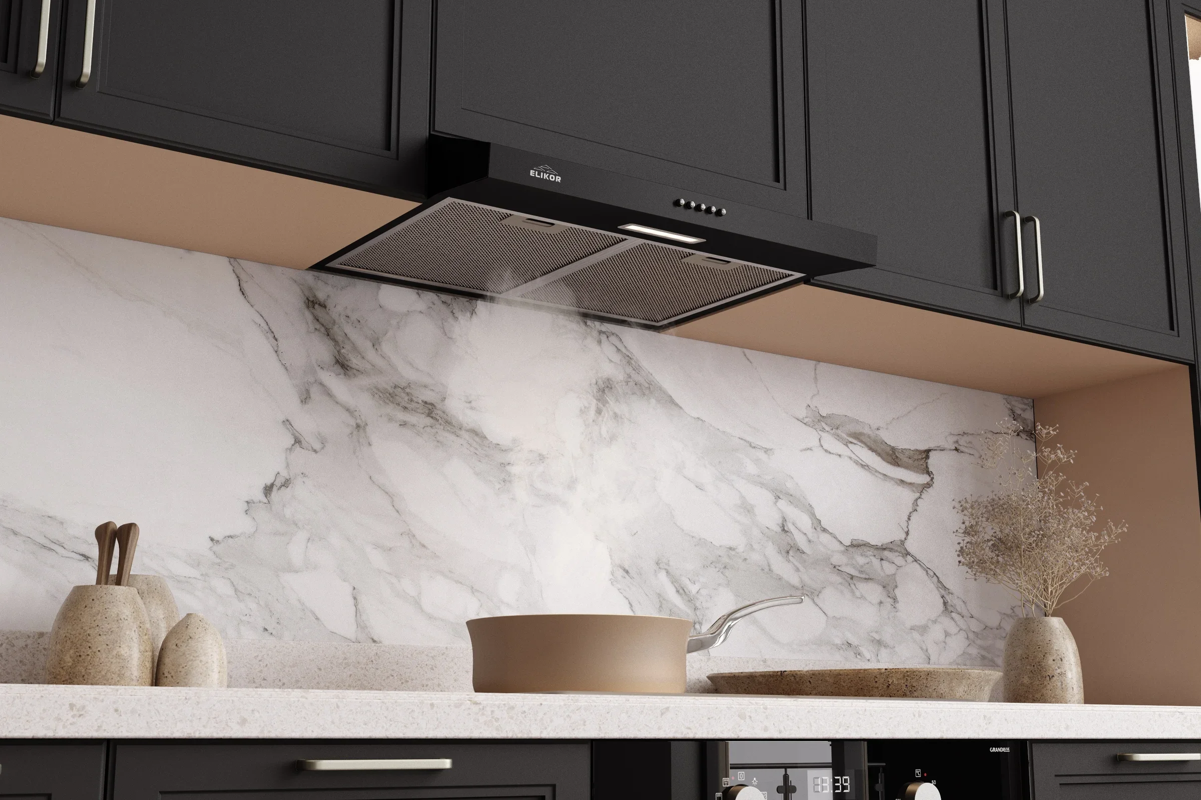 Вытяжка Elikor ECO ONE 60 BK, черный