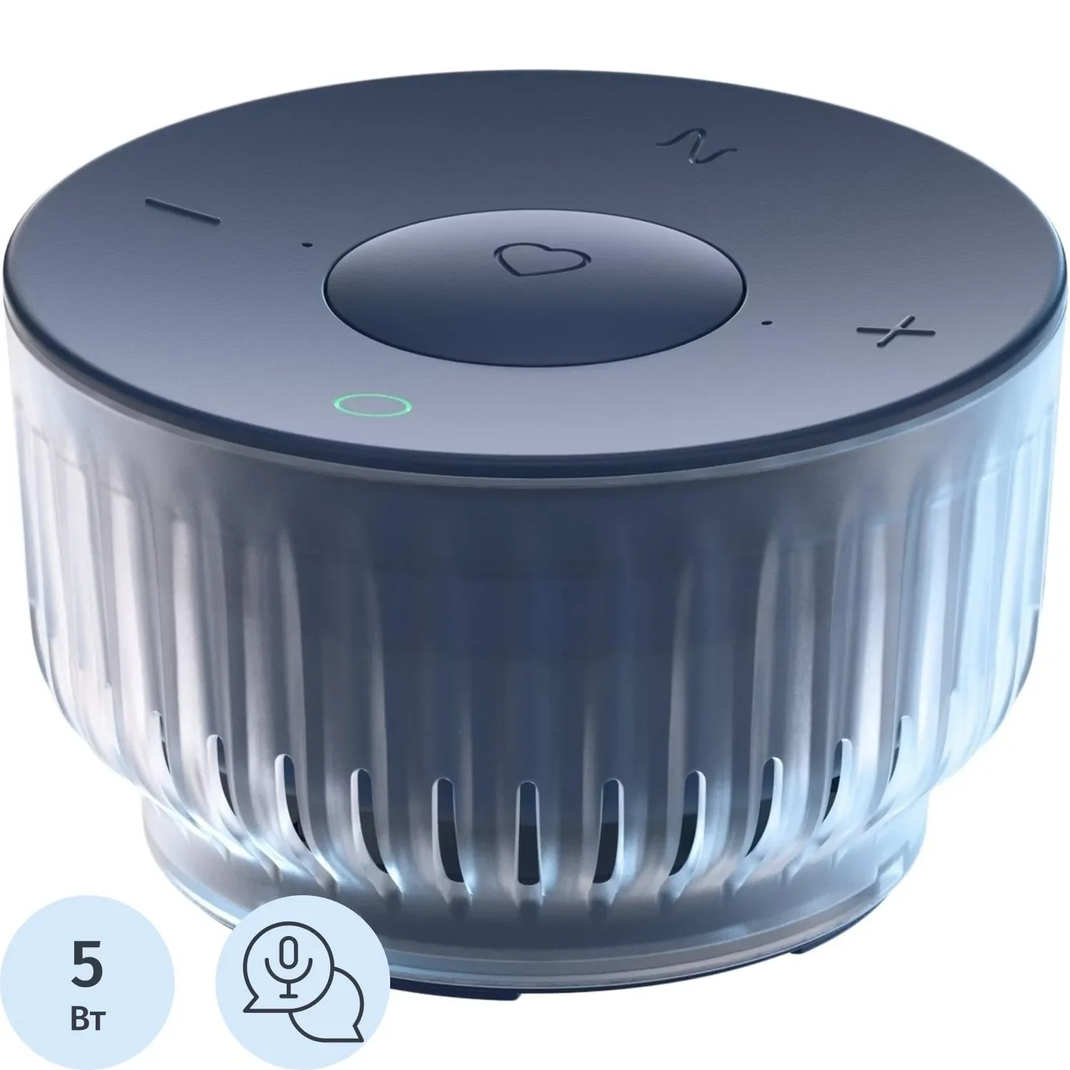 Умная колонка Sber Sberboom Mini 2, с голосовым ассистентом Салют и Gigachat, синий