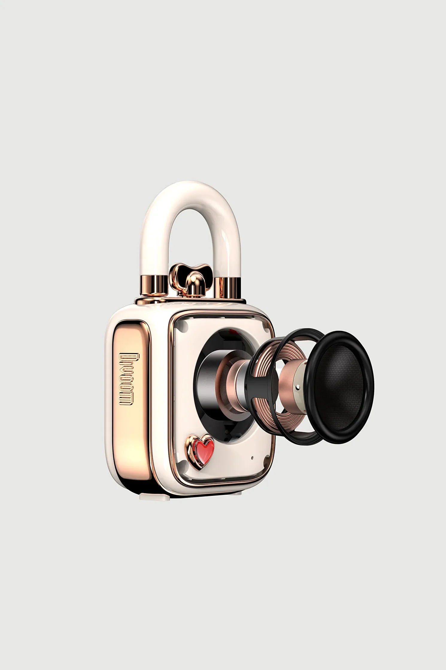 Беспроводная колонка Divoom LoveLock розовая 41000009686