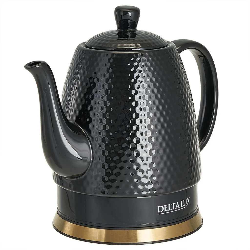 Чайник электрический Delta Lux DE-1021 черный