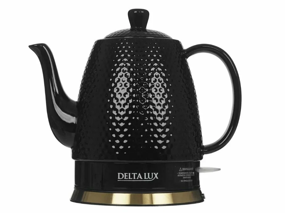 Чайник электрический Delta Lux DE-1021 черный