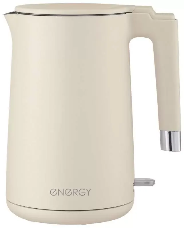 Чайник электрический Energy E-215 1.7л, двойной корпус, бежевый