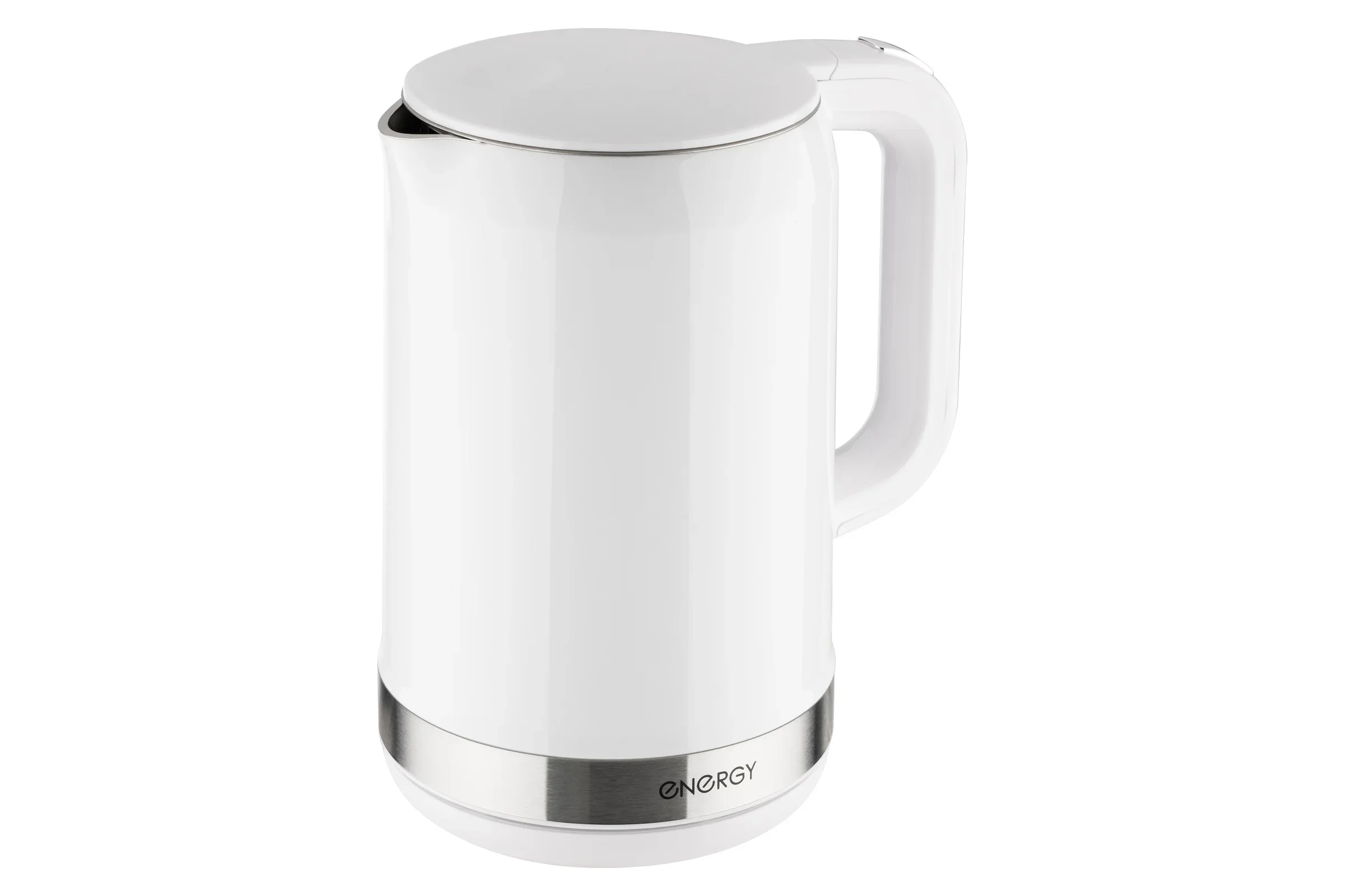 Чайник электрический Energy E-218 белый, диск 1.7 л