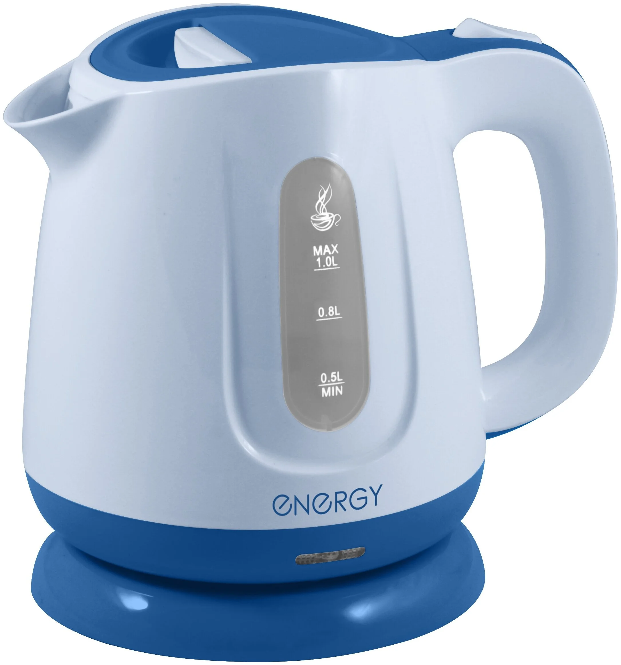 Чайник электрический Energy E-234 1 л, диск синий