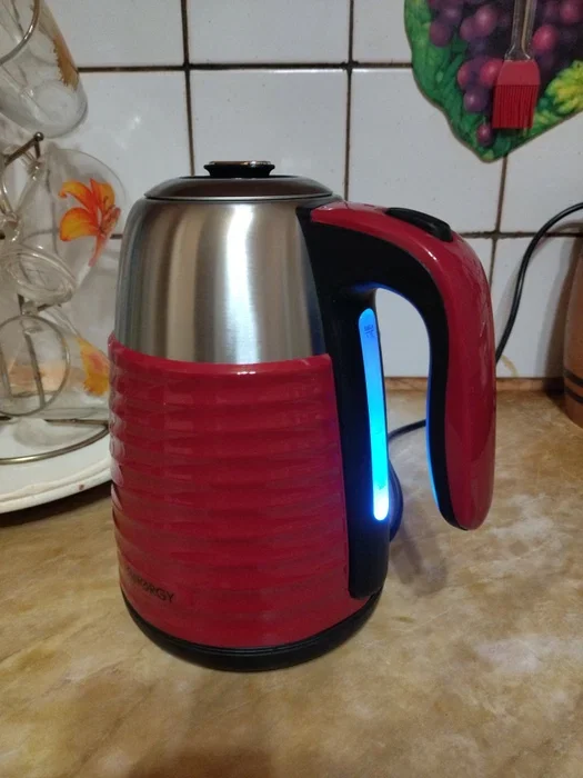Чайник электрический Energy E-253 1.7 л, диск, стальной