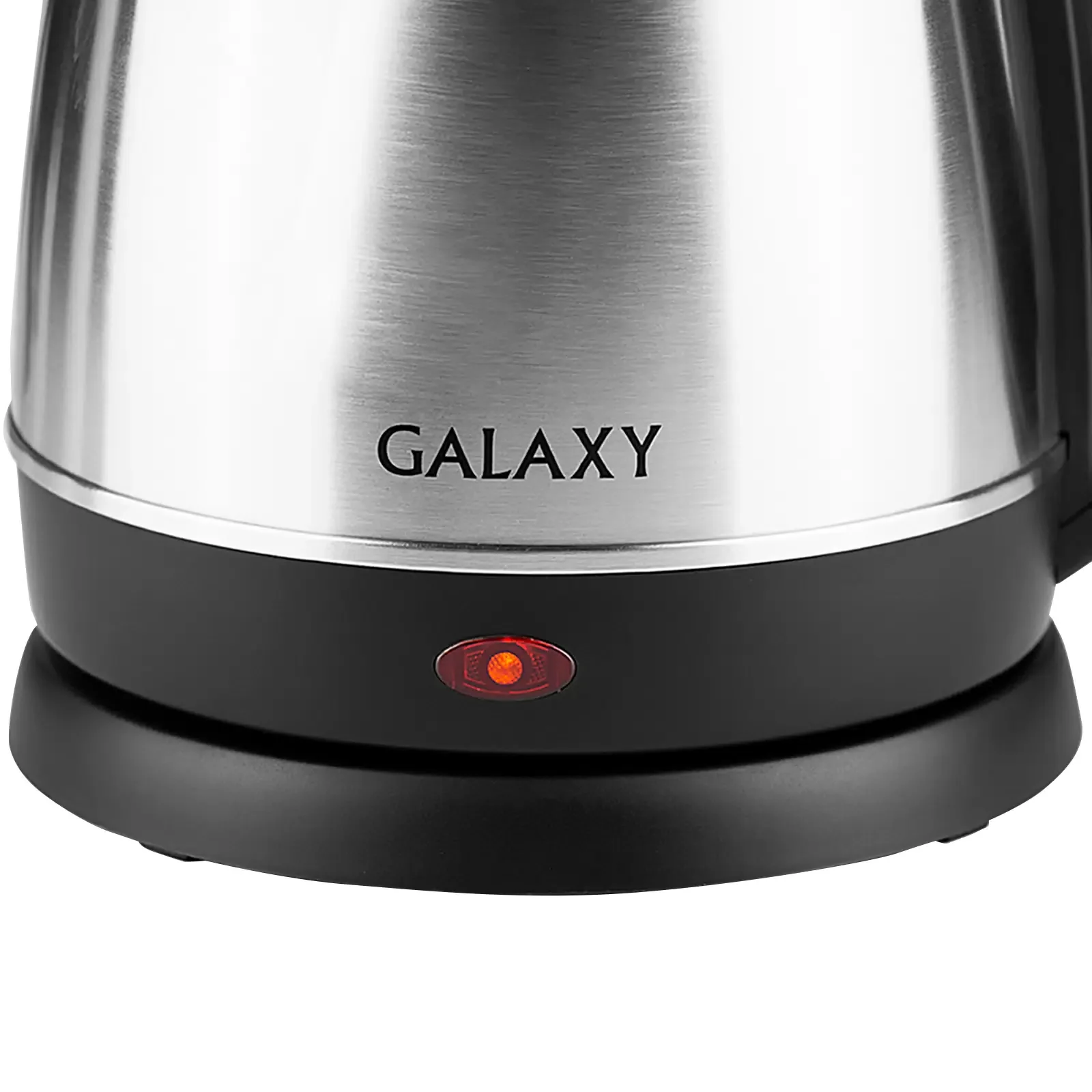 Чайник электрический Galaxy GL 0304 серый, металл, 2000 Вт, 1.8 л, съемный фильтр, шкала уровня воды