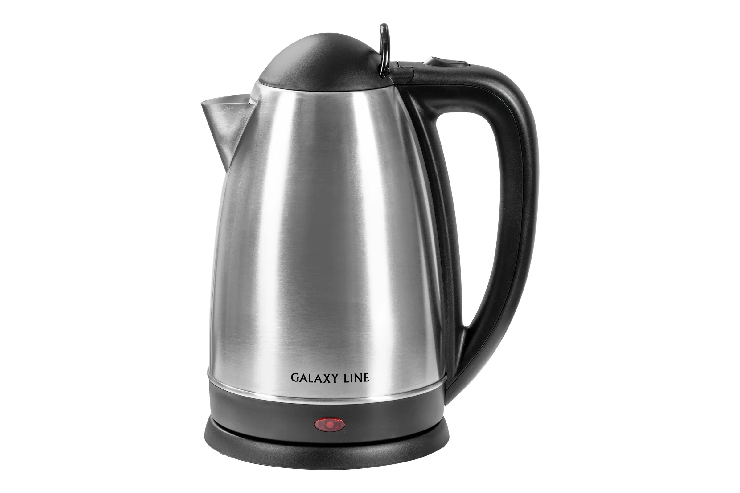 Чайник электрический Galaxy GL 0321 серый, металл, 2000 Вт, 2,5 л, корпус из нержавеющей стали AISI 304, скрытый нагревательный элемент из нержавеющей