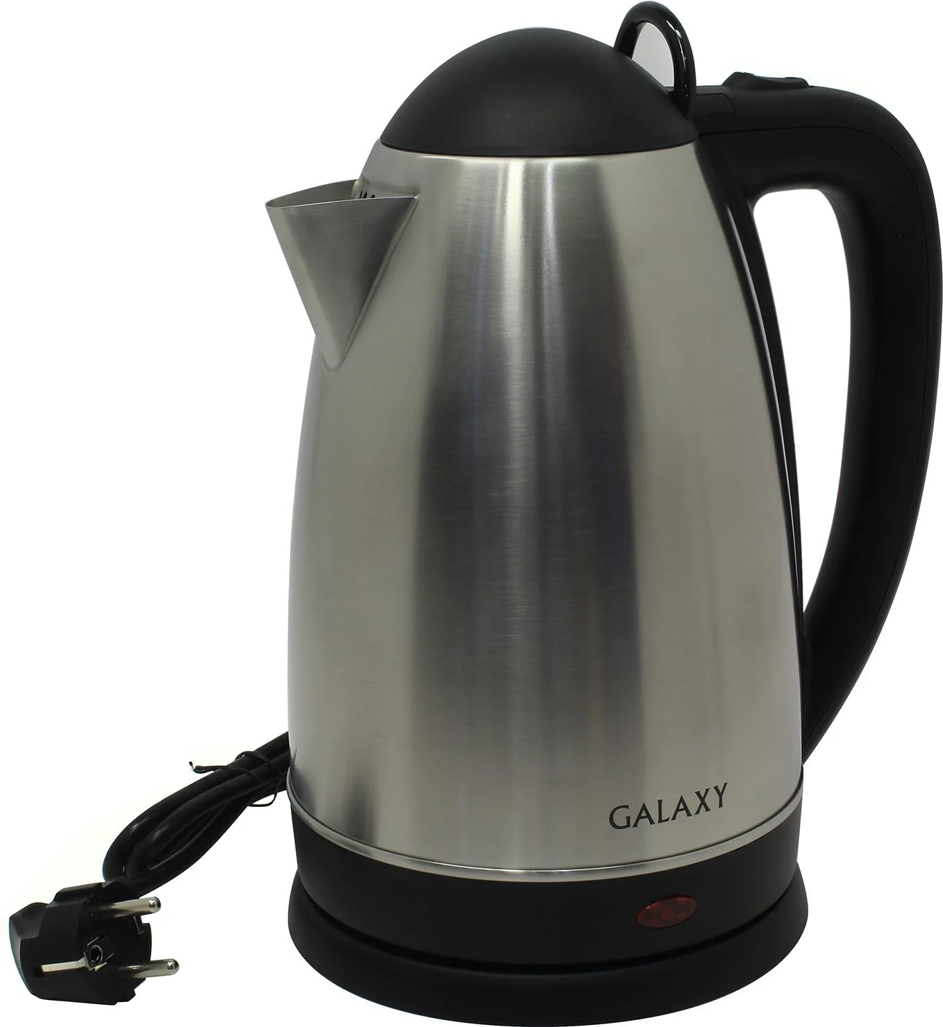 Чайник электрический Galaxy GL 0321 серый, металл, 2000 Вт, 2,5 л, корпус из нержавеющей стали AISI 304, скрытый нагревательный элемент из нержавеющей