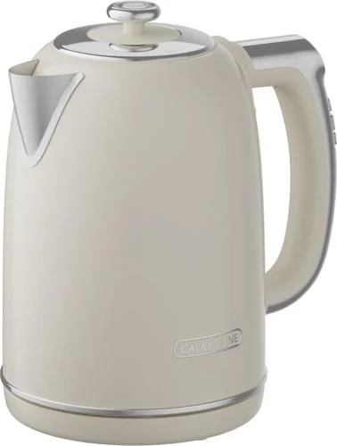 Чайник электрический Galaxy Line GL 0359 1.7 л, 2200 Вт, белый корпус: нерж.сталь/пластик