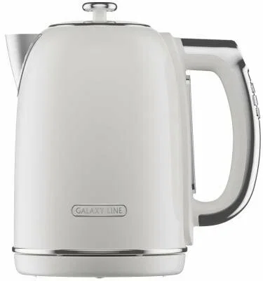 Чайник электрический Galaxy Line GL 0361 белый 1.7 л, 2200 Вт, нерж.сталь/пластик
