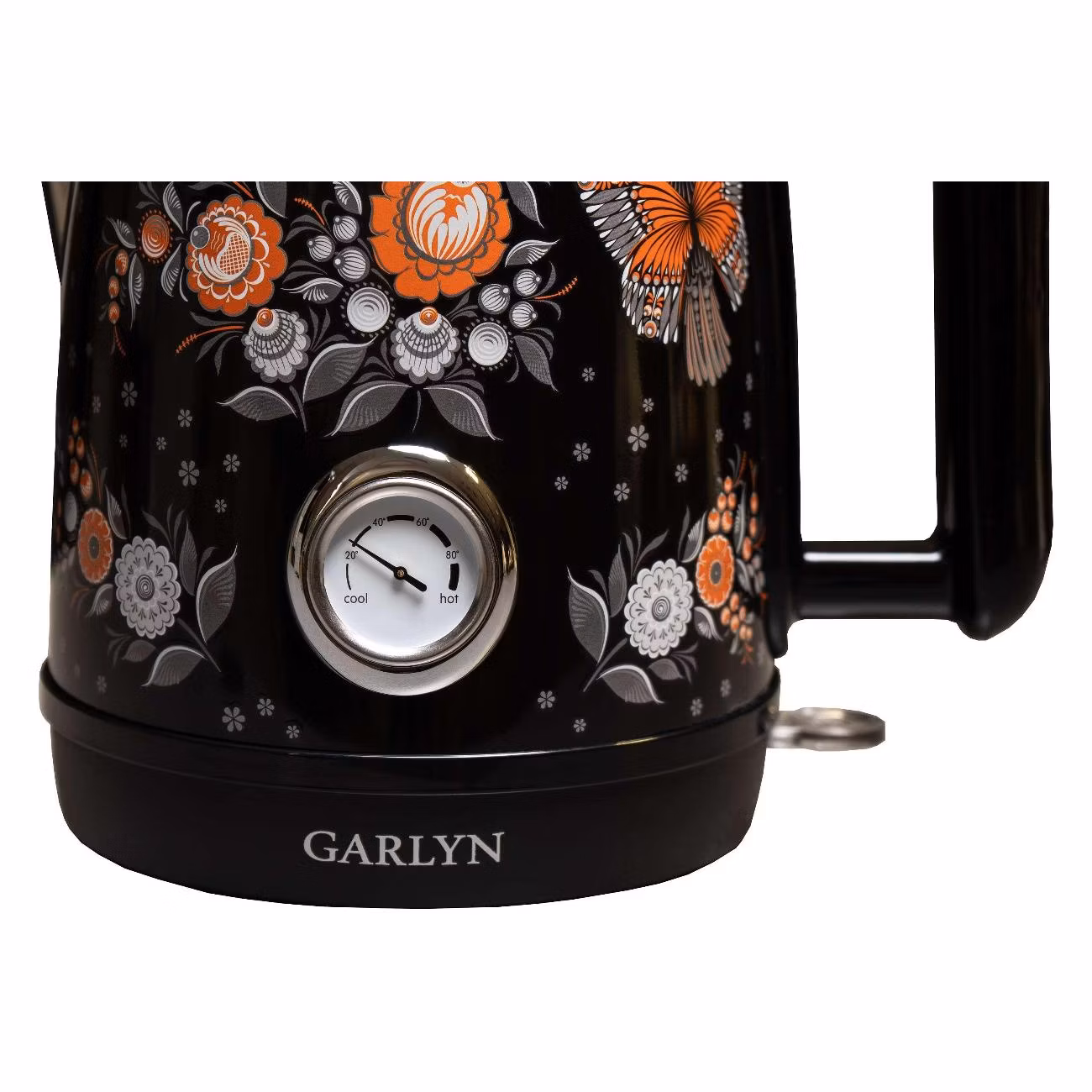 Чайник электрический GARLYN Flower Grace K-400 черный