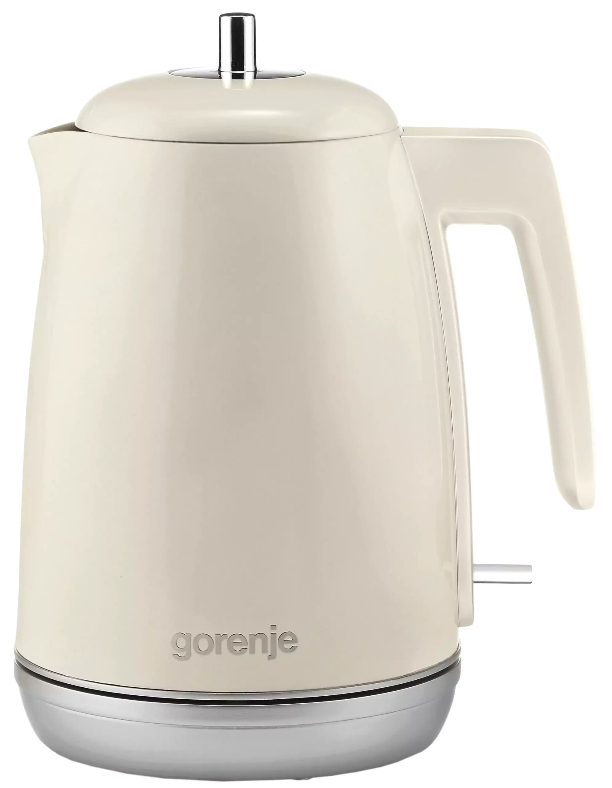 Чайник электрический Gorenje K15RL 1.7 л, 2200 Вт, бежевый (корпус: металл/пластик)