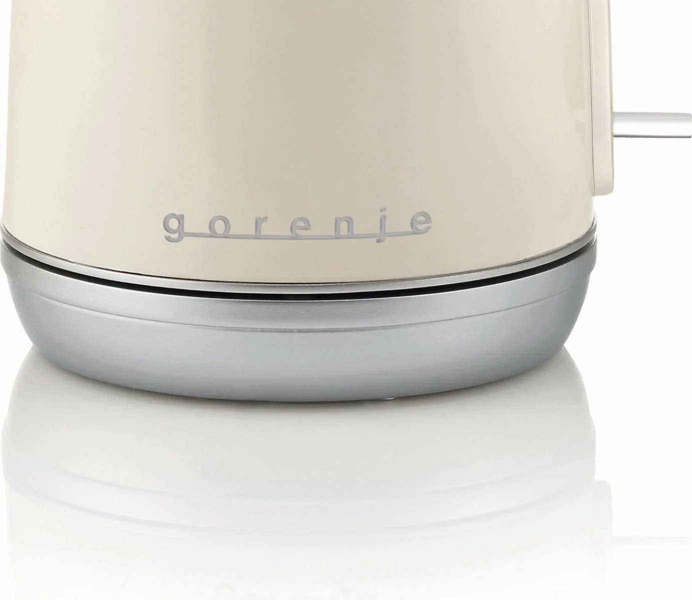 Чайник электрический Gorenje K15RL 1.7 л, 2200 Вт, бежевый (корпус: металл/пластик)