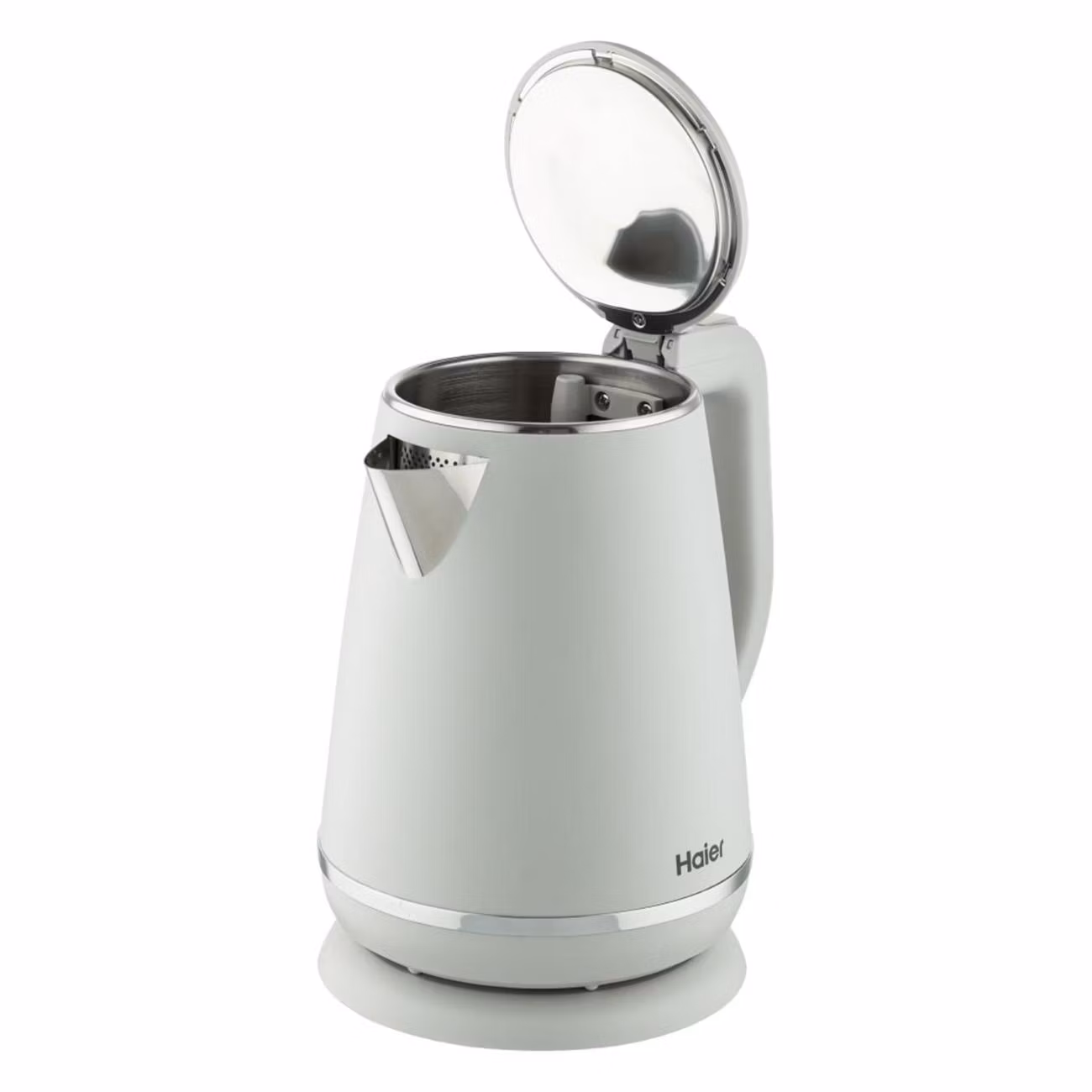 Чайник электрический Haier HK-502 1.5л. 3000Вт серый корпус: нерж.сталь/пластик (TD0029960RU)
