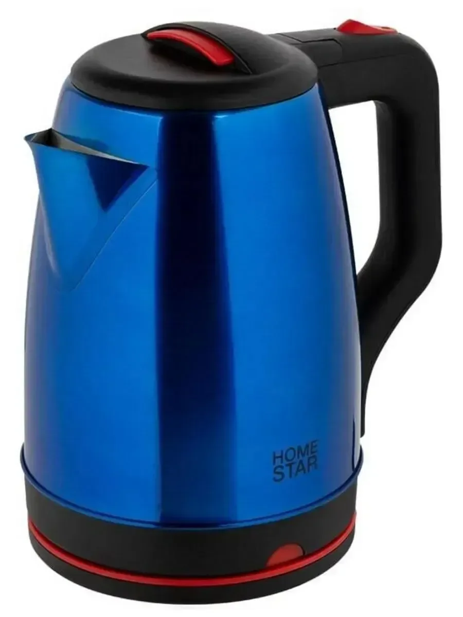 Чайник электрический Homestar HS-1003 1.8л нержавейка, синий