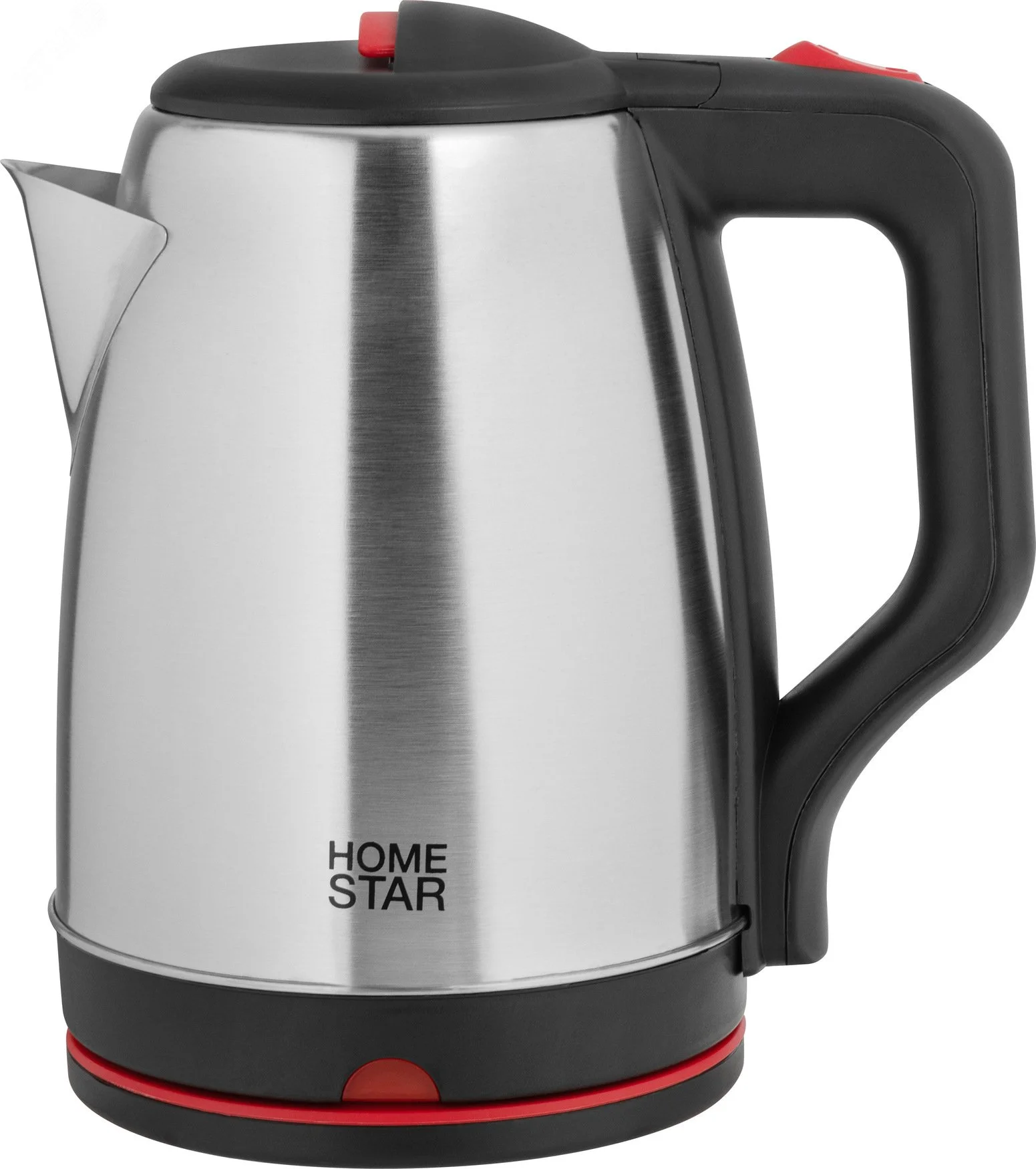 Чайник электрический Homestar HS-1003 1.8л нержавейка, черный