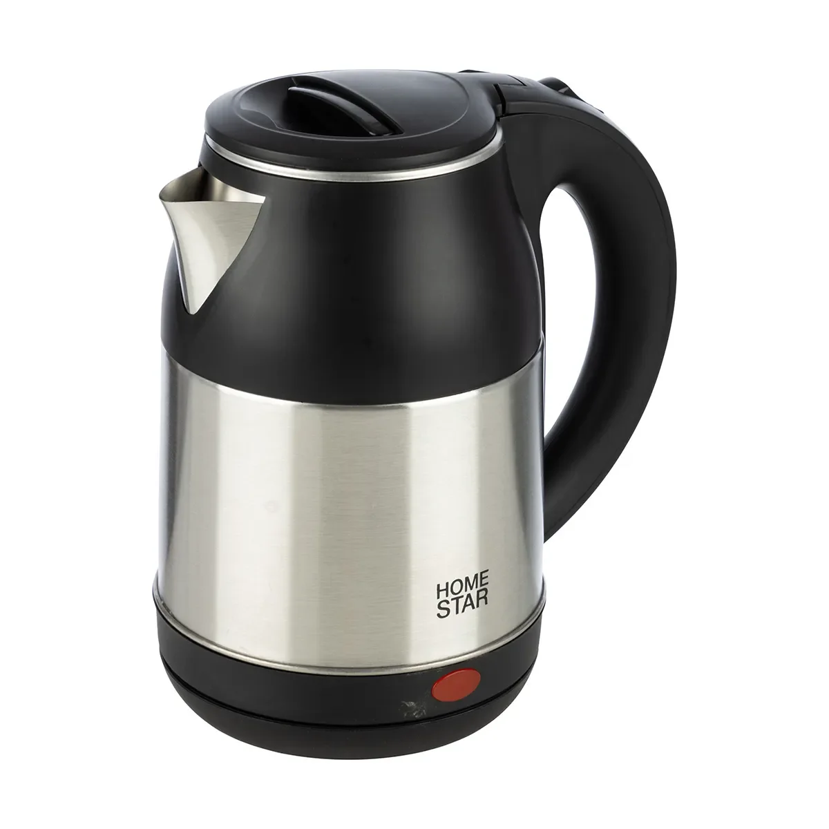 Чайник электрический Homestar HS-1034 1.8 л, нержавейка, черный (12)
