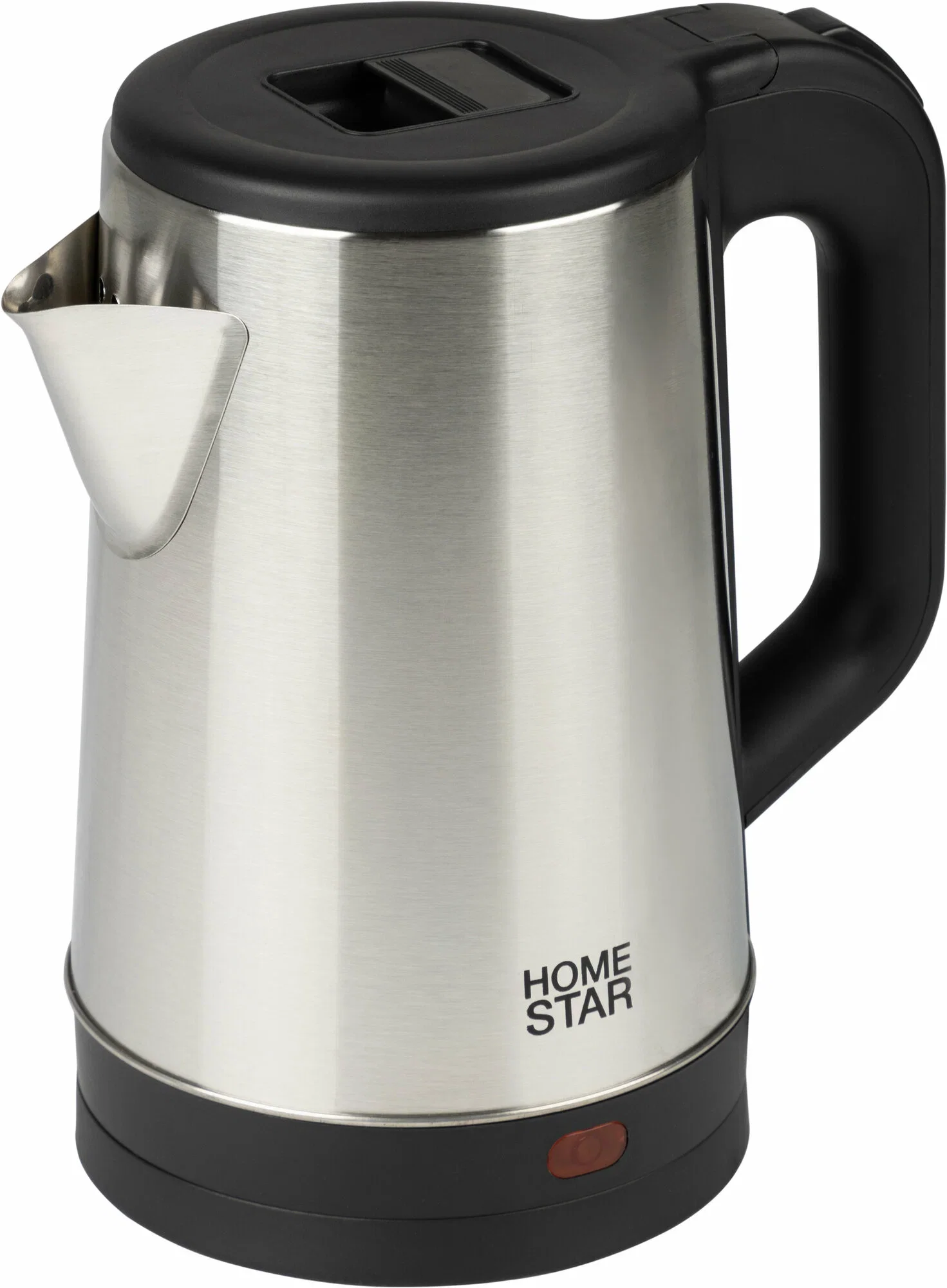 Чайник электрический Homestar HS-1041 1.8 л, 1500 Вт, нержавейка, стальной/черный
