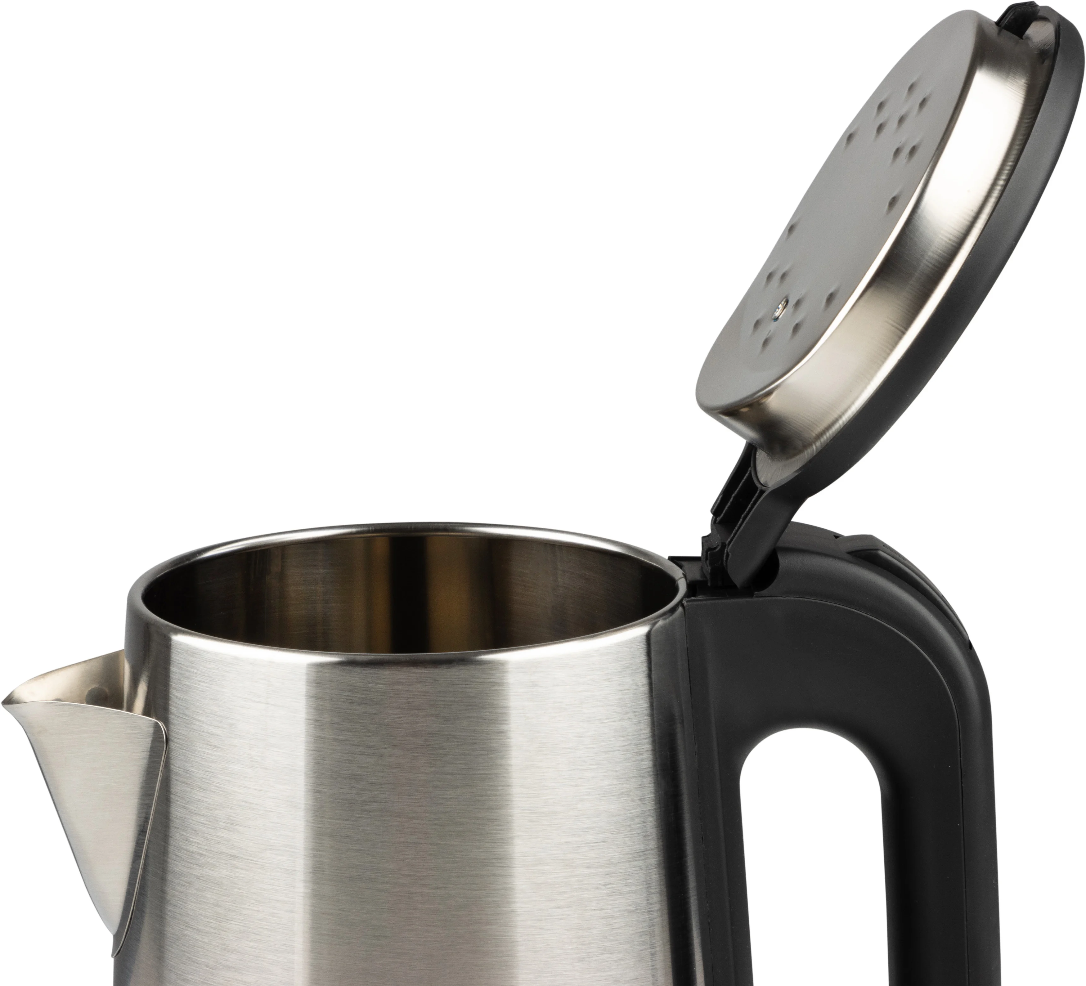 Чайник электрический Homestar HS-1041 1.8 л, 1500 Вт, нержавейка, стальной/черный