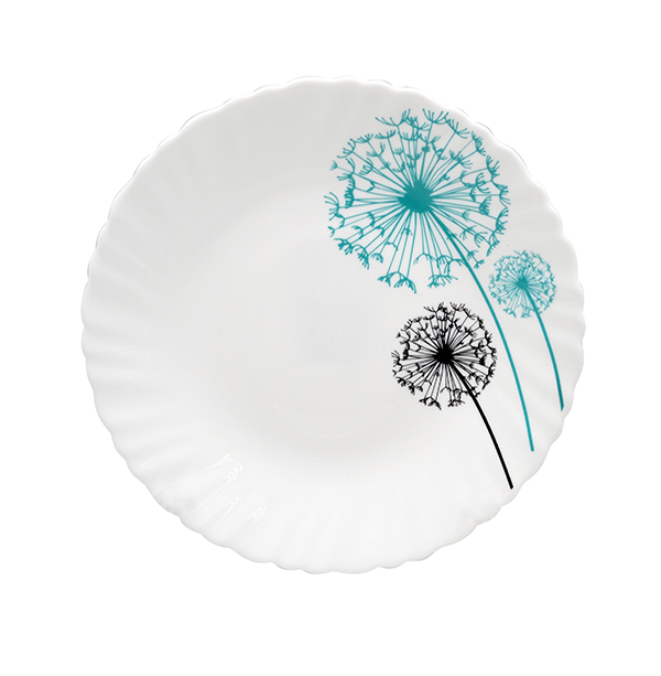 Lavenir Одуванчики Тарелка обеденная Lavenir 24 см, 9,5" LXP-95 7007 стеклокерамика