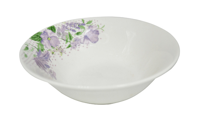 Lavenir Фиалки Салатник 600 мл, 17,5 см, 7" с7-7591# (эконом) фарфор