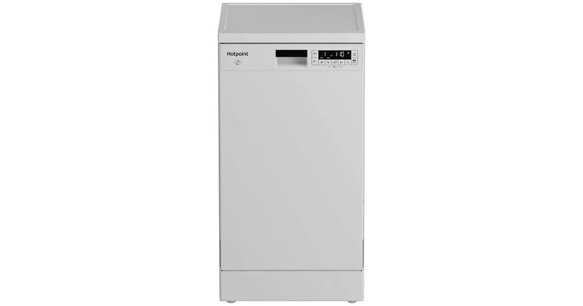 Посудомоечная машина Hotpoint HFS 2C67 W отдельностоящая, белый, 44.8 см, 11 компл., 47 дБ, класс: А