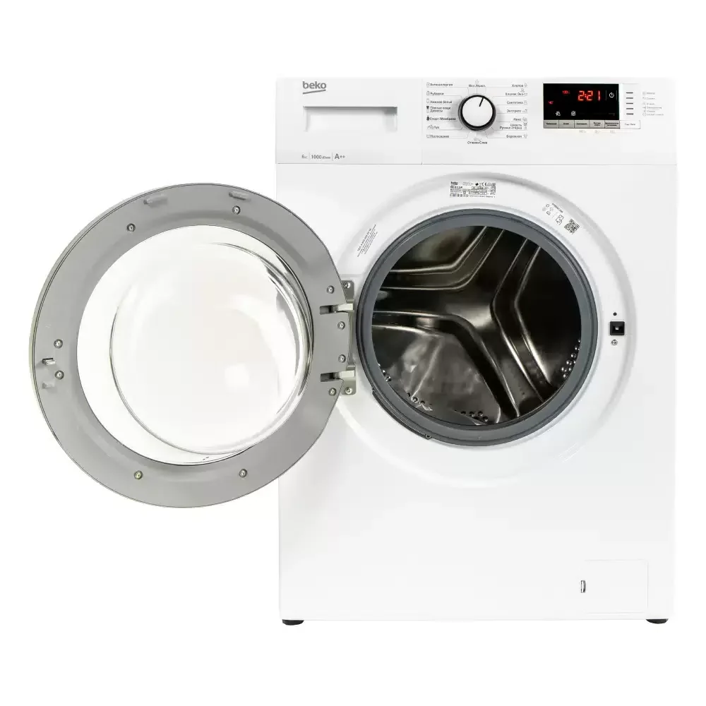Стиральная машина Beko WRE 65120 ZAW класс: A загр. фронтальная макс.:6кг белый