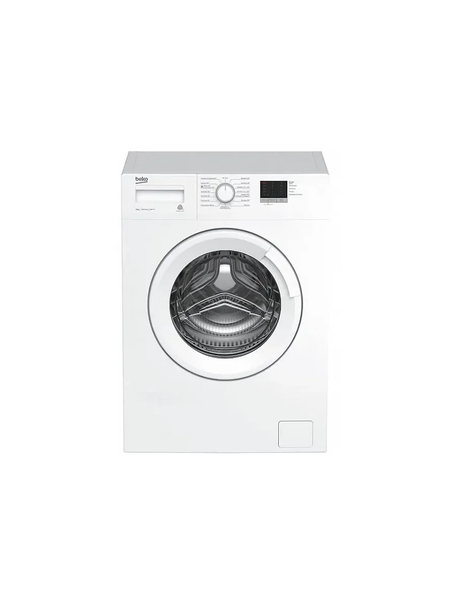 Стиральная машина Beko WRE6511BWW (R) белый, загрузка фронтальная 6 кг, 1000 об/мин., класс: А