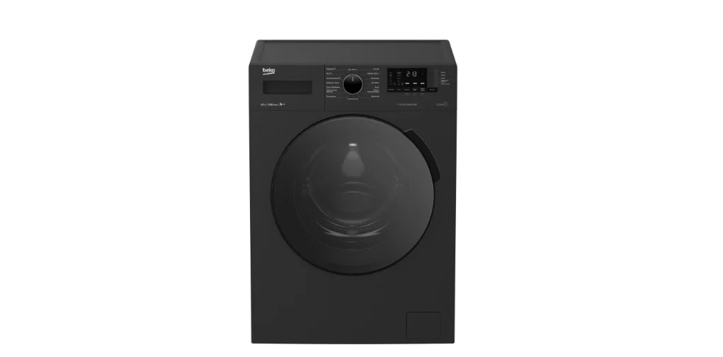 Стиральная машина Beko WSPE 6H612A черный, загрузка фронтальная 6,5 кг, 1200 об/мин., класс: А++