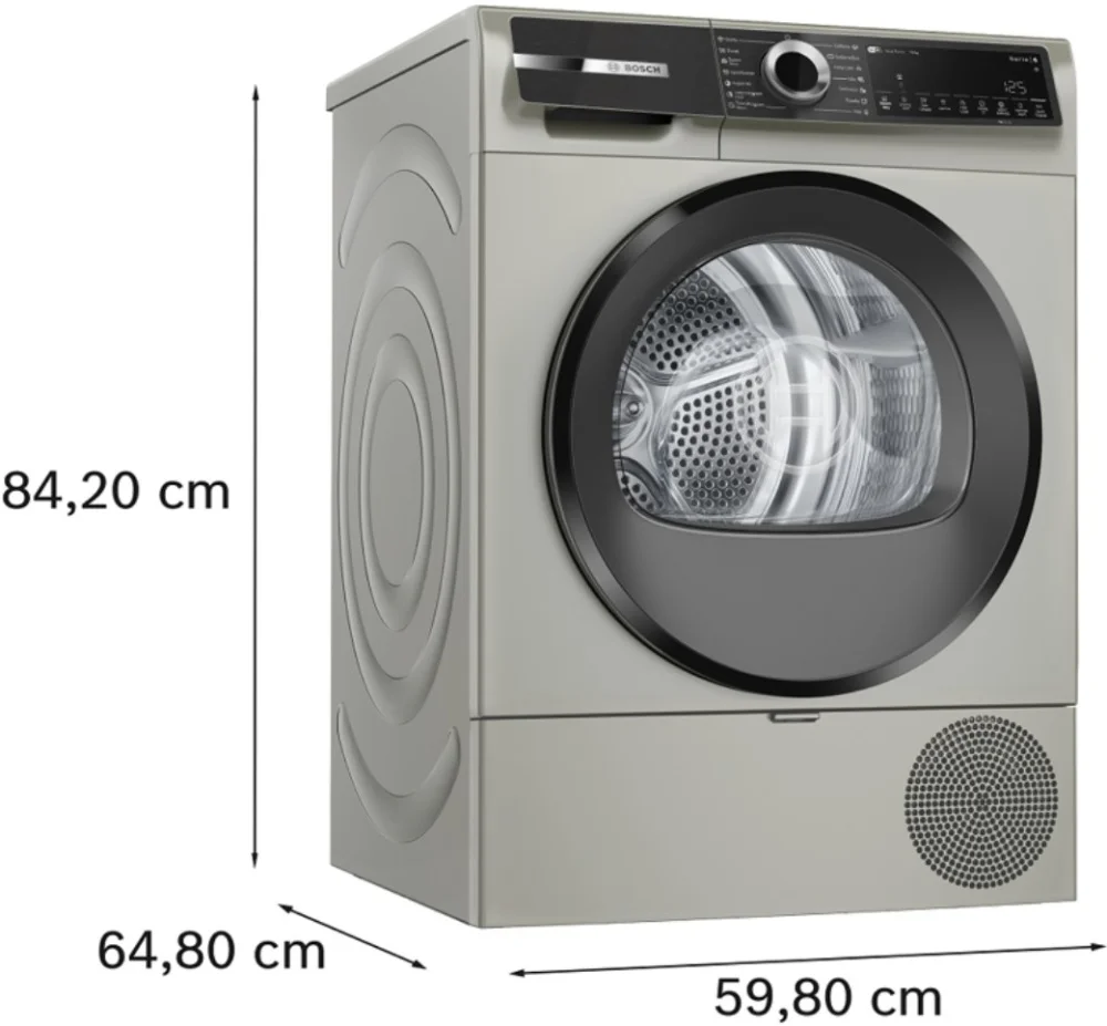 Сушильная машина Bosch Serie 6 WQK25200ME, с тепловым насосом, макс.загрузка - 10 кг, Класс энергоэфф-ти: A++, LED-дисплей с текстовой информацией. 15