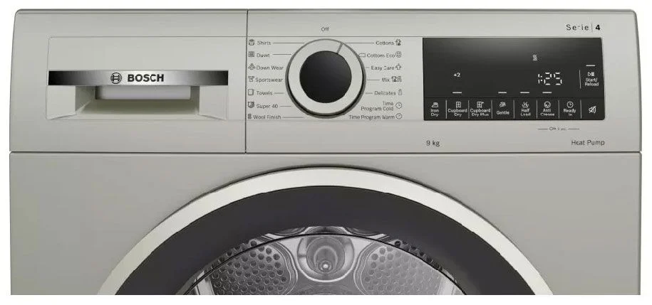 Сушильная машина Bosch Serie 6 WQK25200ME, с тепловым насосом, макс.загрузка - 10 кг, Класс энергоэфф-ти: A++, LED-дисплей с текстовой информацией. 15