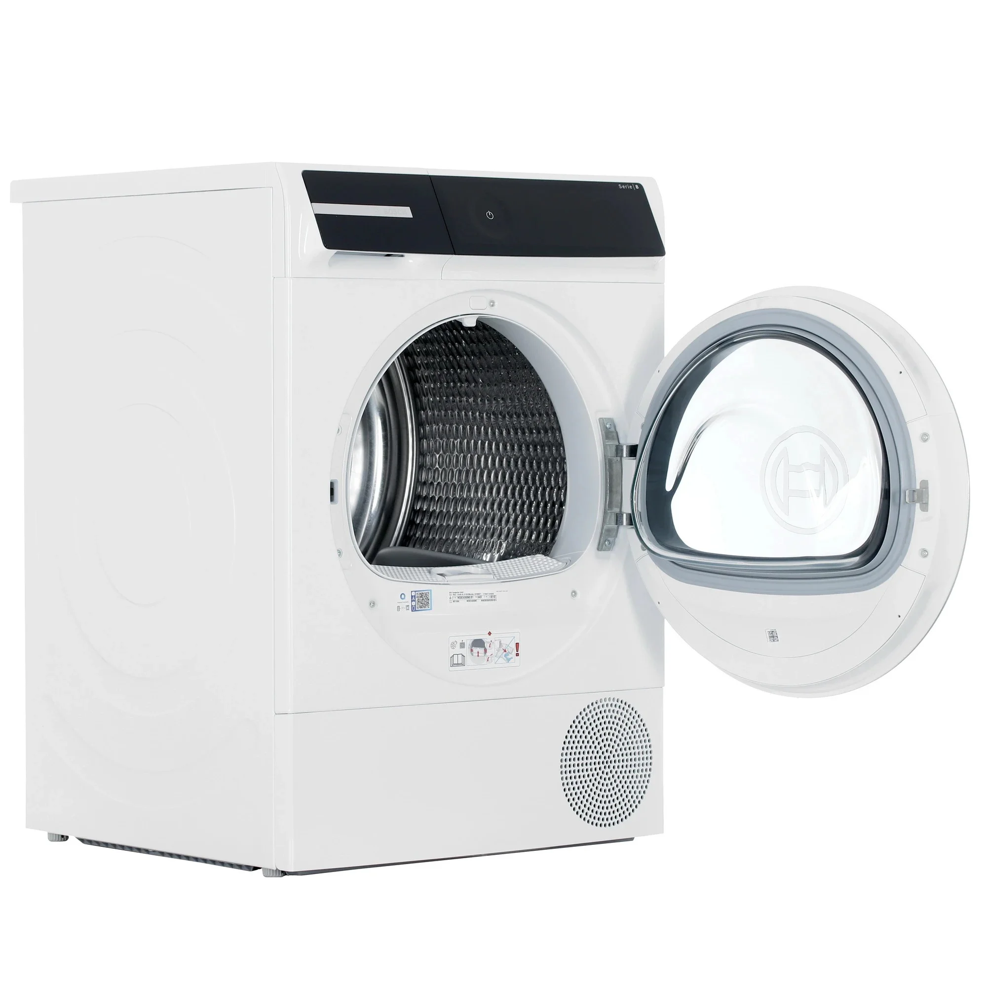 Сушильная машина Bosch WQB245B0ME белый, 9 кг, сушка - конденсационная, программ - 14, 59.8 x 84.2 x 65.1 см