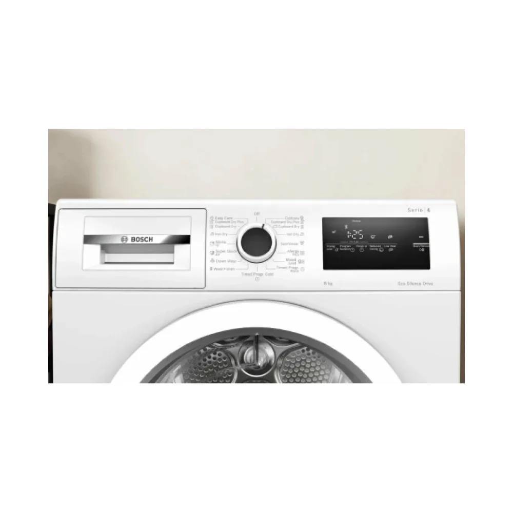 Сушильная машина Bosch WTN86211ME белый, 8 кг, сушка - конденсационная, программ - 13, 59.8 x 84.2 x 61.3 см