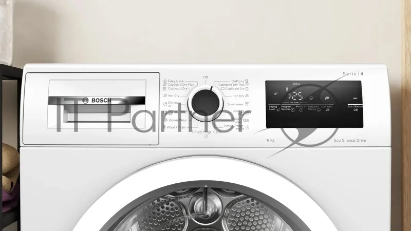Сушильная машина Bosch WTN86212ME серый, 8 кг, сушка - конденсационная, программ - 8, 59.8 x 84.2 x 61.3 см