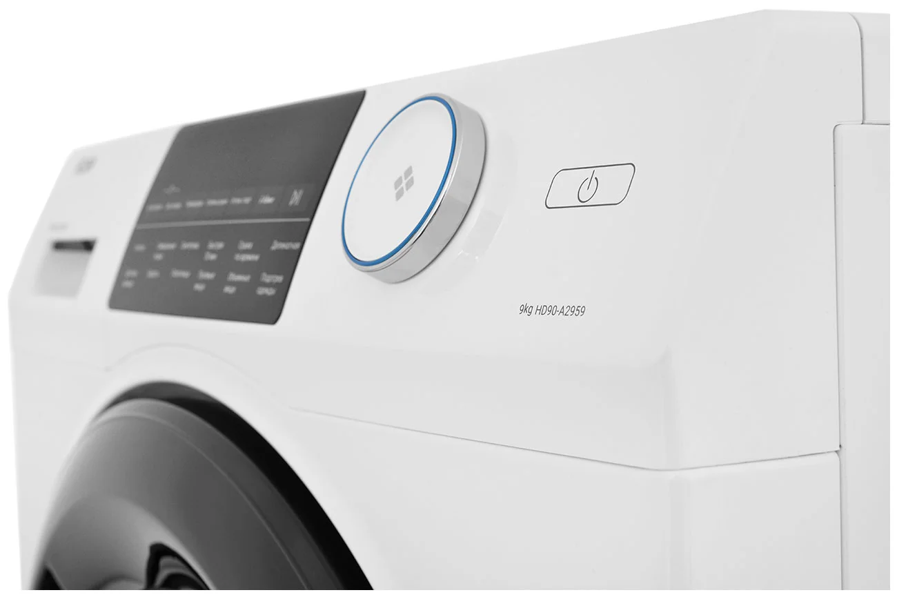 Сушильная машина Haier HD90-A2959 белый, 9 кг, сушка - тепловой насос, программ - 12, 59.5 x 84.5 x 66.5 см