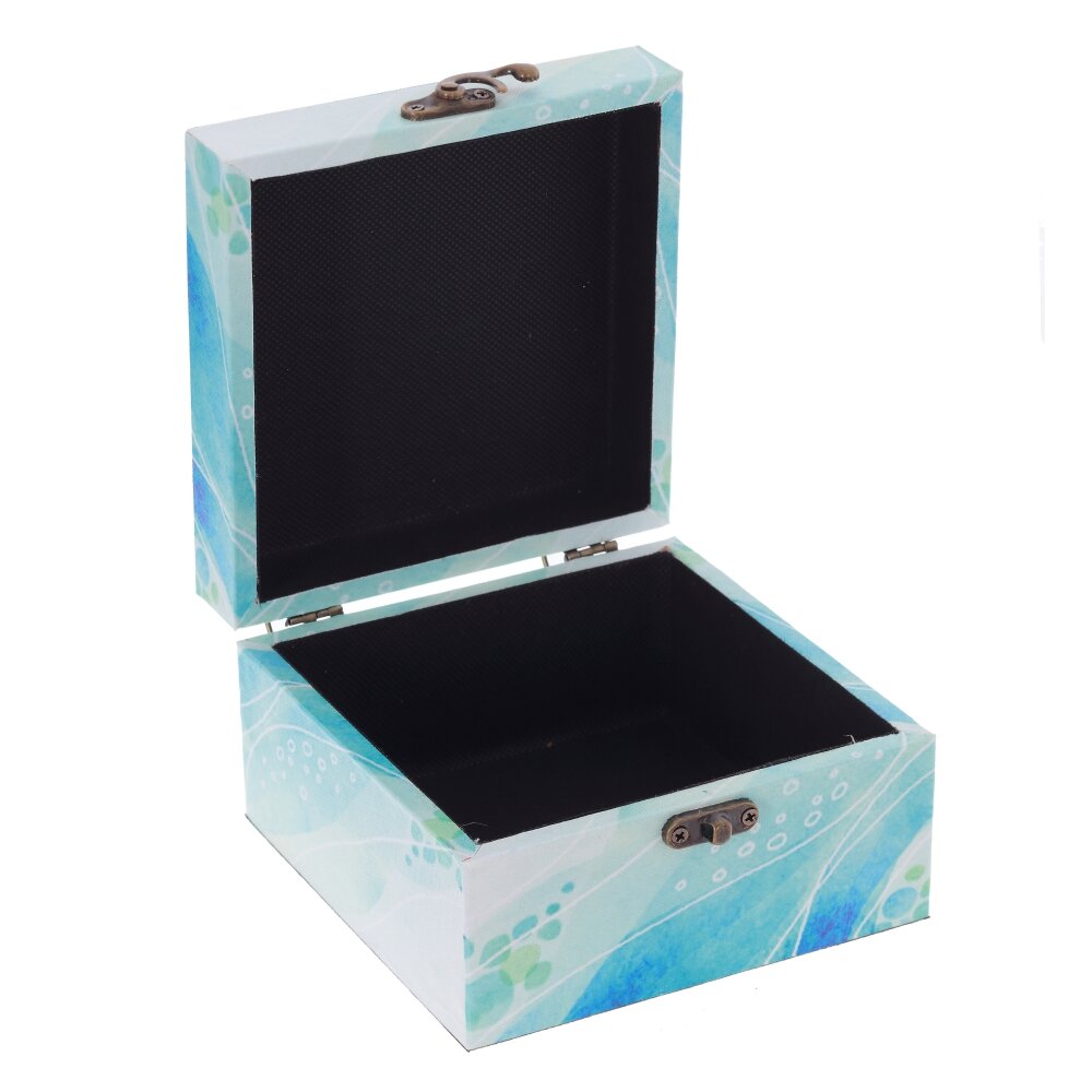Шкатулка, L14 W14 H8 см