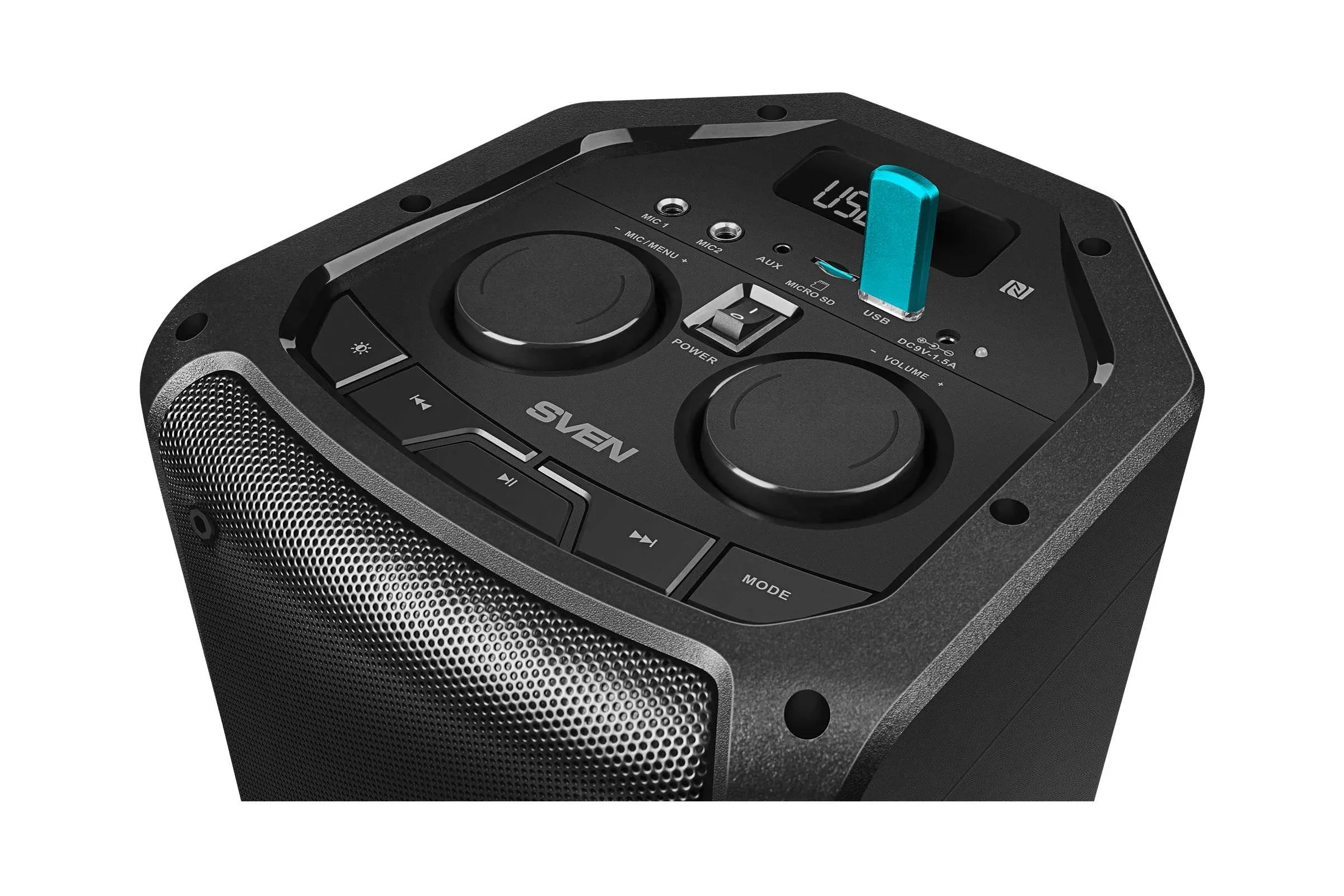 Портативная акустика SVEN АС PS-710 черный 100 Вт Bluetooth