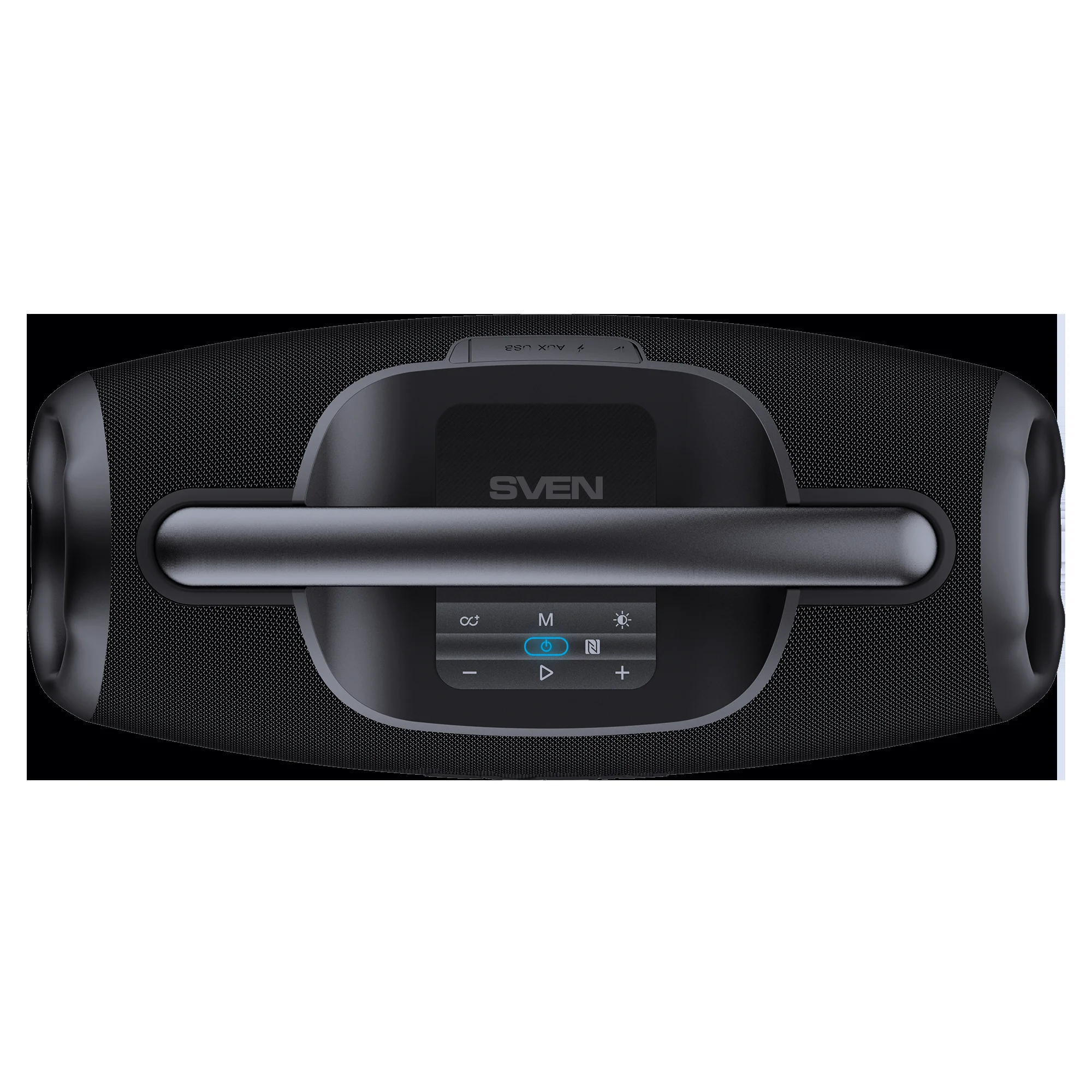 Портативная акустическая система SVEN PS-990, черный, 2.0, 2x90 Вт (RMS), IPx7, TWS, Bluetooth, USB, аккумулятор