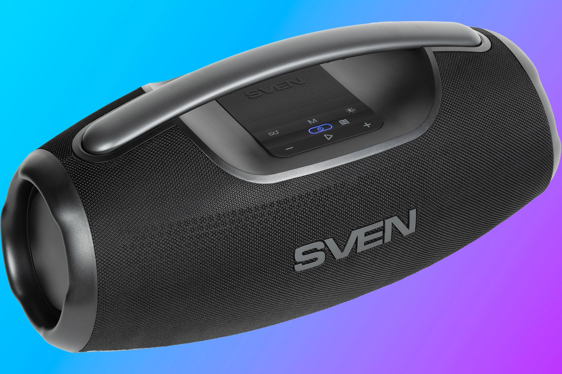 Портативная акустическая система SVEN PS-990, черный, 2.0, 2x90 Вт (RMS), IPx7, TWS, Bluetooth, USB, аккумулятор