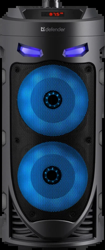 Портативная колонка Defender 16W черный CRASHBOOM