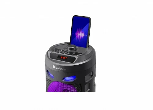 Портативная колонка Defender 16W черный CRASHBOOM
