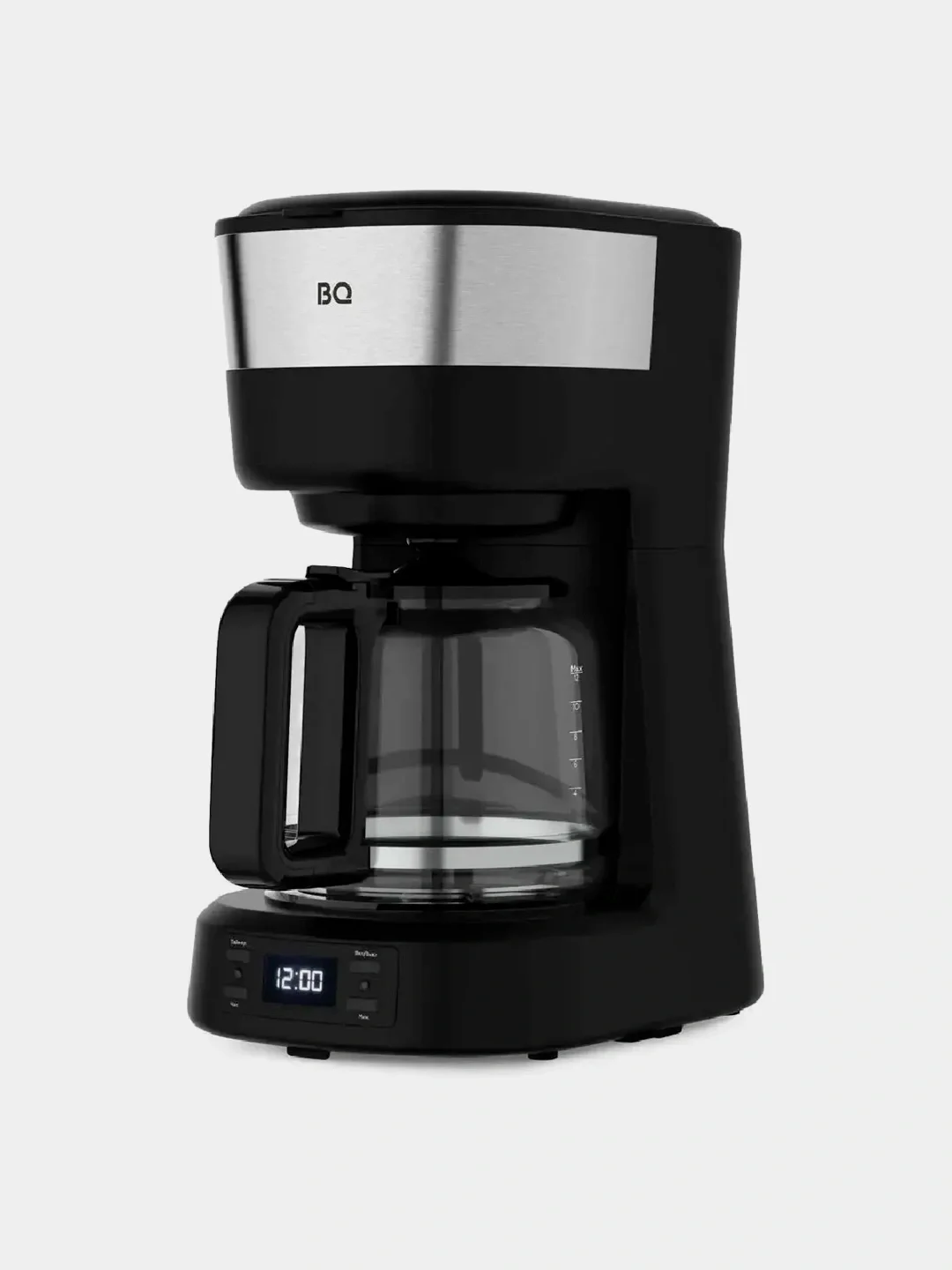 Кофеварка BQ CM1000 Черный-стальной 900 Вт, 1,2 л.