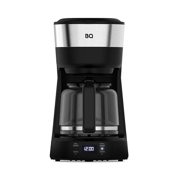Кофеварка BQ CM1000 Черный-стальной 900 Вт, 1,2 л.