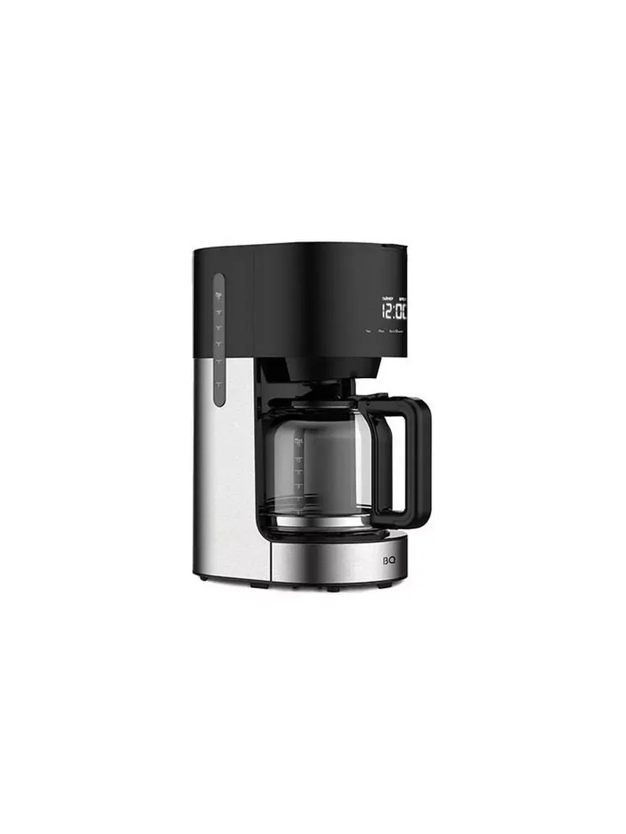 Кофеварка BQ CM1001 Черный-стальной объем 900Вт, 1,5л